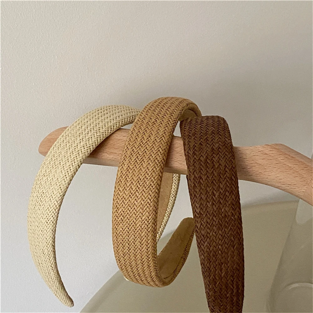 Retro Hand Woven Solid Color Hairbands Trendy Women Outdoor Yoga Headbands Bangs Makeup Headwear Hair Accessories For Girls
Retro Hand Woven Solid Color Hairbands Trendy Women Outdoor Yoga Headbands Bangs Makeup Headwear Hair Accessories For Girls