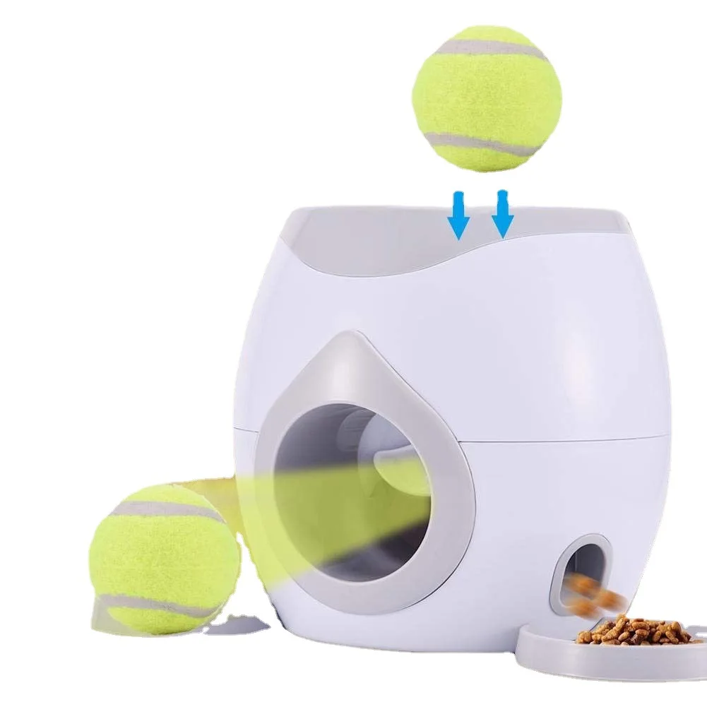 Automatic Pet Dogs Feeder Toy Interactive Fetch Tennis Ball Falls And Rolls Out Launcher Training Accessories
Automatic Pet Dogs Feeder Toy Interactive Fetch Tennis Ball Falls And Rolls Out Launcher Training Accessories