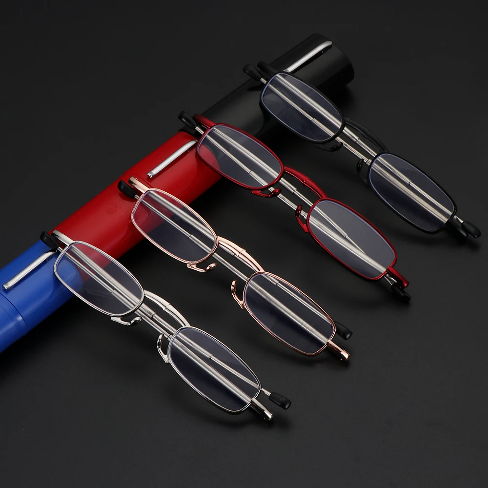 Unisex Mini Portable Metal Frame Reading Glasses With Metal Case Hot Slim Eyeglasses Vision Care Reader Spectacles +1.0~4.0
Unisex Mini Portable Metal Frame Reading Glasses With Metal Case Hot Slim Eyeglasses Vision Care Reader Spectacles +1.0~4.0