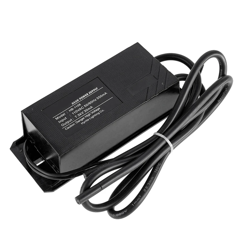 Neon Light Electronic Transformer LED Power Supply Electronic Transformer 2-6M Neon Sign Power Supply 7.5KV 30MA
Neon Light Electronic Transformer LED Power Supply Electronic Transformer 2-6M Neon Sign Power Supply 7.5KV 30MA