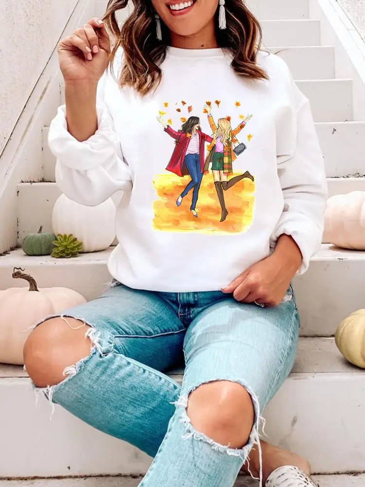 Cartoon Watercolor Pumpkin Thanksgiving Fall Autumn Halloween Casual Graphic Fashion Pullovers Female Women Print Sweatshirts
Cartoon Watercolor Pumpkin Thanksgiving Fall Autumn Halloween Casual Graphic Fashion Pullovers Female Women Print Sweatshirts