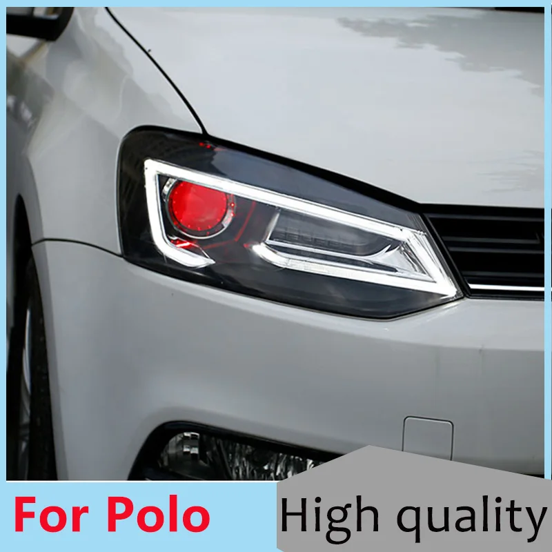 Car Styling for VW Polo LED Headlight 2011-2017 New Polo LED DRL+Dynamic turn signal Bi-Xenon headlight Accessories
Car Styling for VW Polo LED Headlight 2011-2017 New Polo LED DRL+Dynamic turn signal Bi-Xenon headlight Accessories