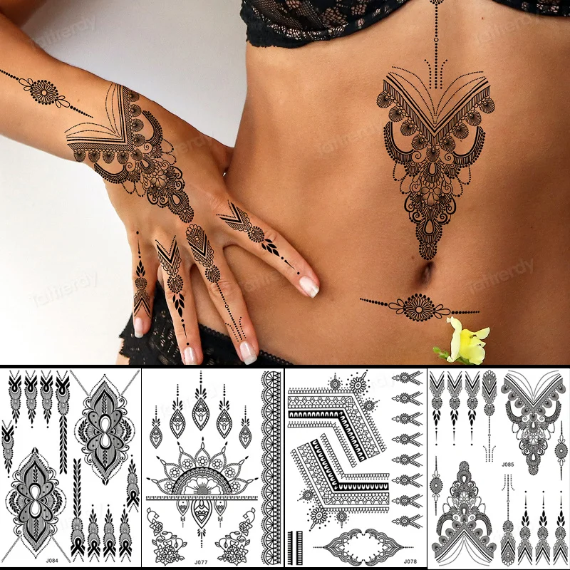 Водостойкая кружевная Геометрическая тату-наклейка, ручная Роза, искусственная кружевная мандала, менди, поддельная хна, чокер, временные т...
Водостойкая кружевная Геометрическая тату-наклейка, ручная Роза, искусственная кружевная мандала, менди, поддельная хна, чокер, временные т...