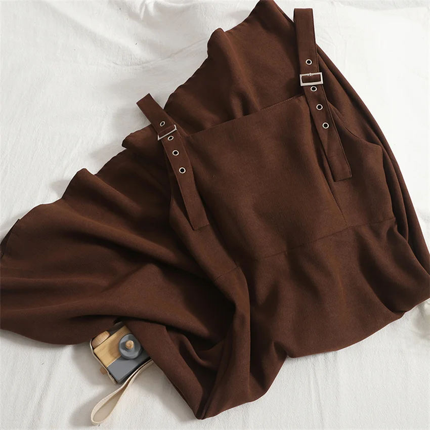 Новинка 2022, модные облегающие платья на бретельках для девушек, Осеннее женское длинное платье средней длины, однотонная одежда, платья, жен... 
Новинка 2022, модные облегающие платья на бретельках для девушек, Осеннее женское длинное платье средней длины, однотонная одежда, платья, жен...