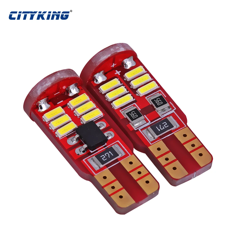 10Pcs T10 W5W 168 194 Auto LED Bulbs 15SMD 4014 Chips No Error Car License Plate Light Reading Map Dome Interior Signal Lamp
10Pcs T10 W5W 168 194 Auto LED Bulbs 15SMD 4014 Chips No Error Car License Plate Light Reading Map Dome Interior Signal Lamp