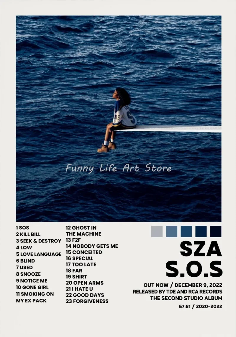 Печать на холсте SZA SOS
Печать на холсте SZA SOS