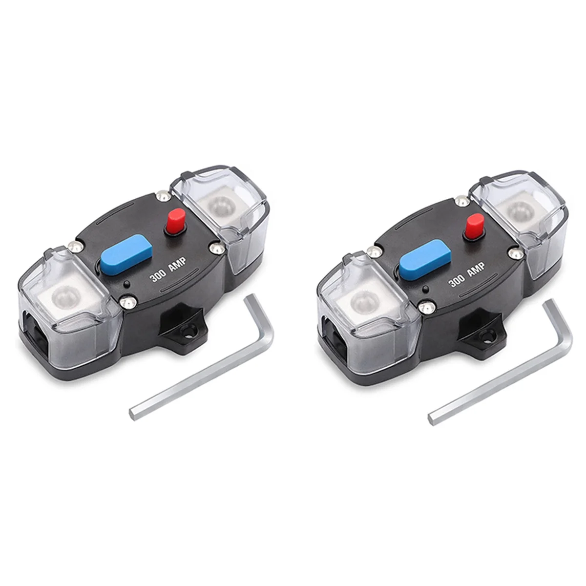 2X 12-48V DC 300 Amp Circuit Breaker with Manual Reset, 0-8 Gauge Trolling Car Stereo Audio Inline Fuse for Car Rv
2X 12-48V DC 300 Amp Circuit Breaker with Manual Reset, 0-8 Gauge Trolling Car Stereo Audio Inline Fuse for Car Rv