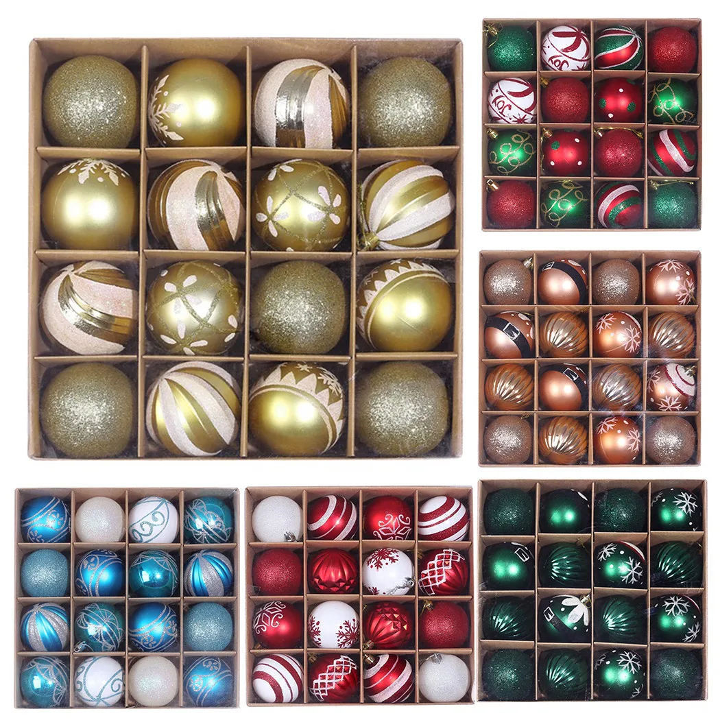 `16pcs Christmas T`ee Balls 6cm Shatterproof Mul`color Ball Decor Xmas Tre` Ornaments Home `Party Decoration`2023 New Year Gift
`16pcs Christmas T`ee Balls 6cm Shatterproof Mul`color Ball Decor Xmas Tre` Ornaments Home `Party Decoration`2023 New Year Gift