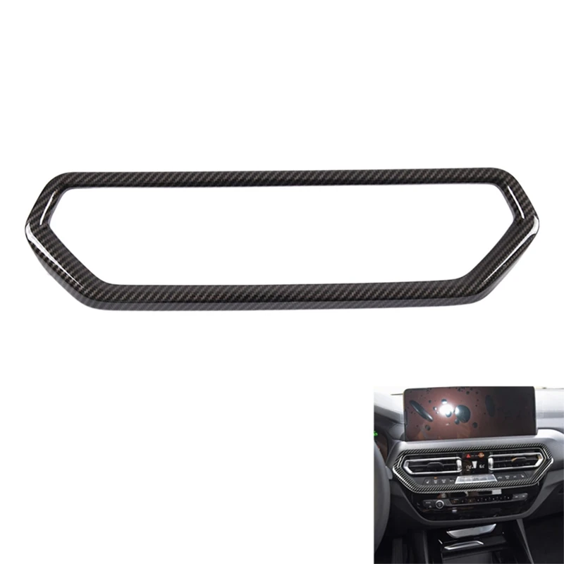 Car Carbon Fiber Interior Dashboard Center Console Air Vent A/C Outlet Frame Cover Trim for-BMW X3 X4 G01 G02 2018-2022
Car Carbon Fiber Interior Dashboard Center Console Air Vent A/C Outlet Frame Cover Trim for-BMW X3 X4 G01 G02 2018-2022