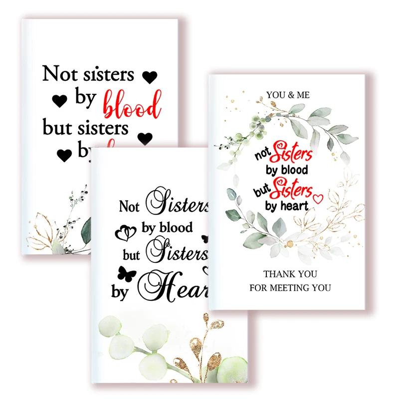 A5 Notebook Note Book Friendship Quote - NOT SISTERS BY BLOOD BUT SISTERS BY HEART - BFF Notepad Journal To Best Friend Gift
A5 Notebook Note Book Friendship Quote - NOT SISTERS BY BLOOD BUT SISTERS BY HEART - BFF Notepad Journal To Best Friend Gift