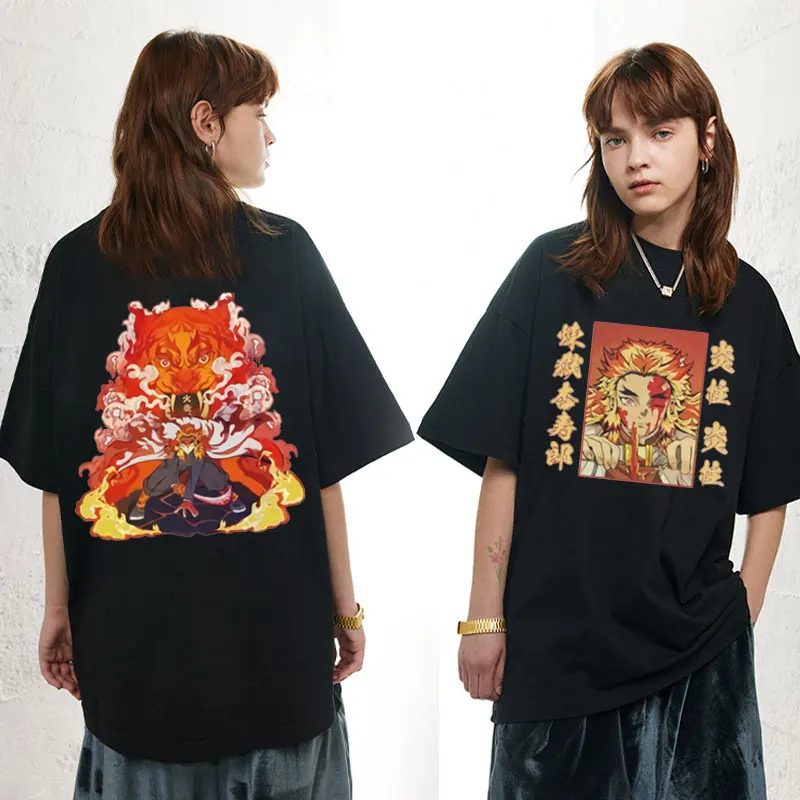 Japan Anime Demon Slayer Print T-shirt Men Women Harajuku Manga Short Sleeve Tees Summer High Street Fashion Oversized T-shirts
Japan Anime Demon Slayer Print T-shirt Men Women Harajuku Manga Short Sleeve Tees Summer High Street Fashion Oversized T-shirts