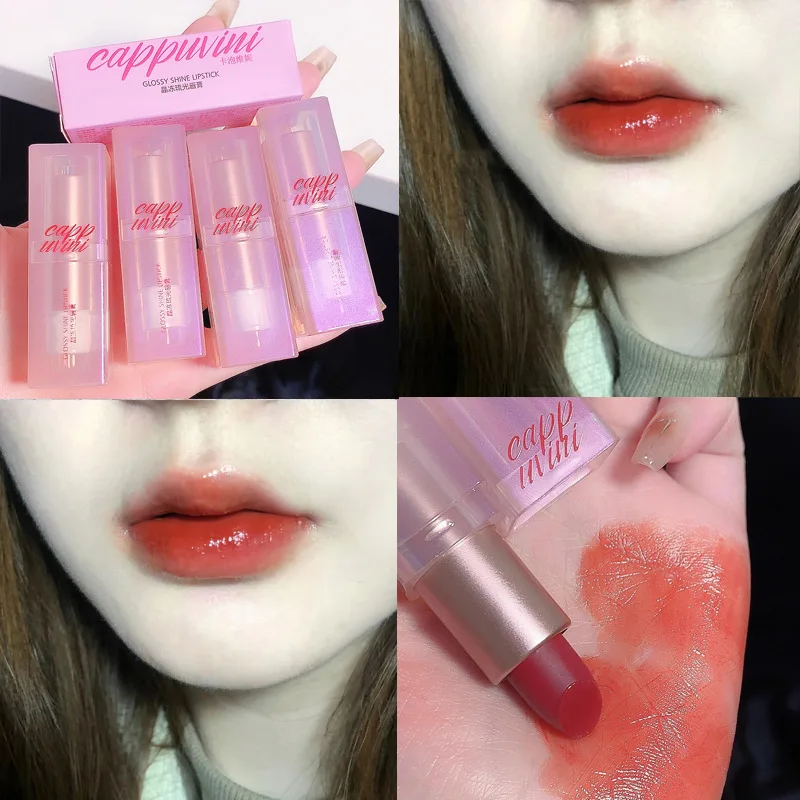 Crystal Freeze Streamer Lipstick Mirror Romantic Lip Gloss Makeup Moisturize Temperament Student Fair-skinned Lipstick Cosmetic
Crystal Freeze Streamer Lipstick Mirror Romantic Lip Gloss Makeup Moisturize Temperament Student Fair-skinned Lipstick Cosmetic