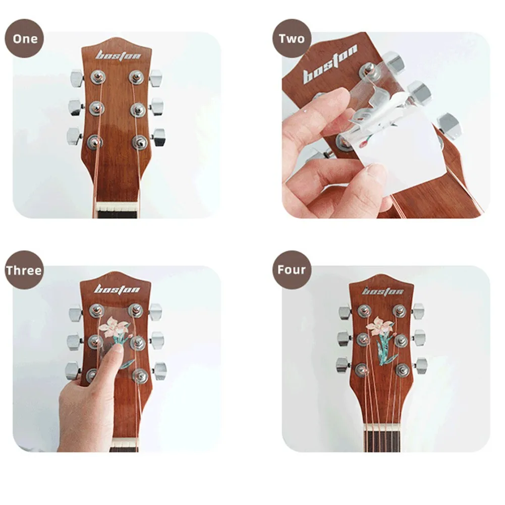 Guitar Headstock Decal Sticker Guitar Neck Sticker For Electric Acoustic Guitar Bass Ultra Thin Sticker DIY Guitars Accessories
Guitar Headstock Decal Sticker Guitar Neck Sticker For Electric Acoustic Guitar Bass Ultra Thin Sticker DIY Guitars Accessories