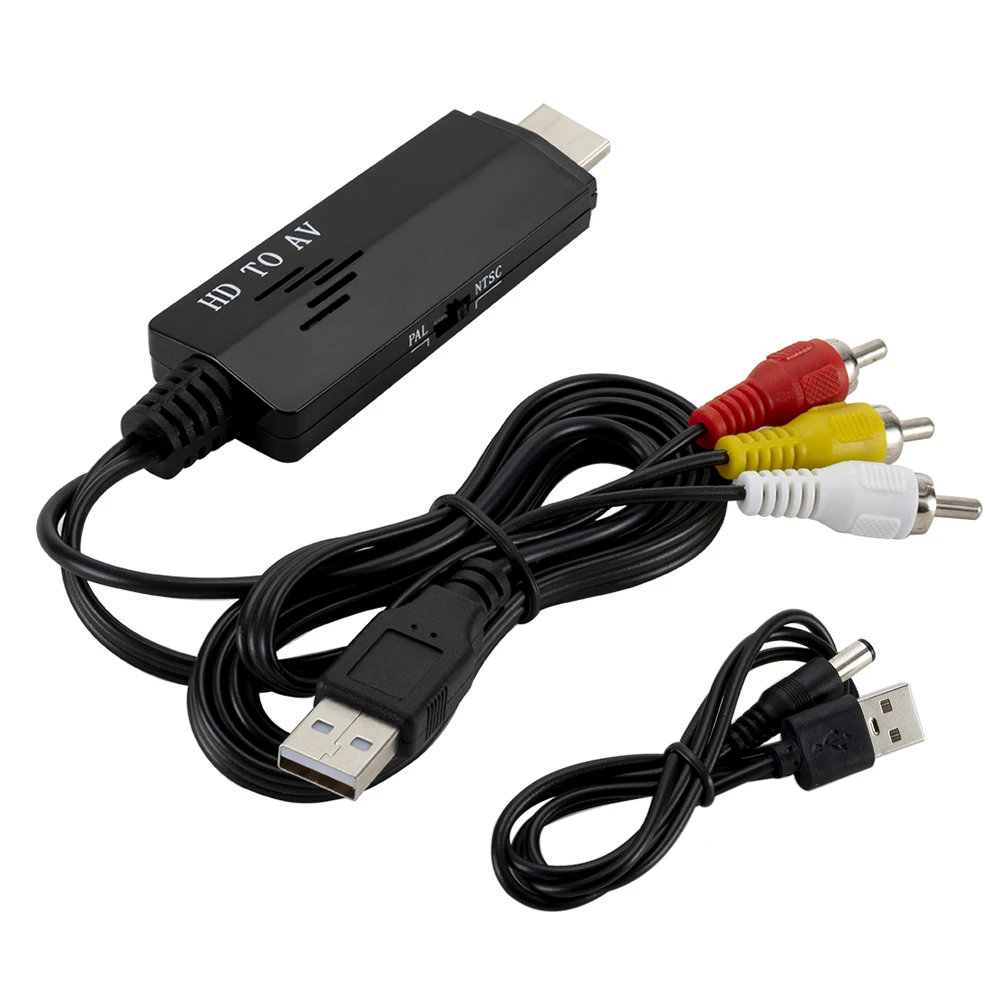 HD AV RCA cable All-in-one HDMI to RCA cable converterRCA HD Converter For HDTV Television Wire Cord
HD AV RCA cable All-in-one HDMI to RCA cable converterRCA HD Converter For HDTV Television Wire Cord