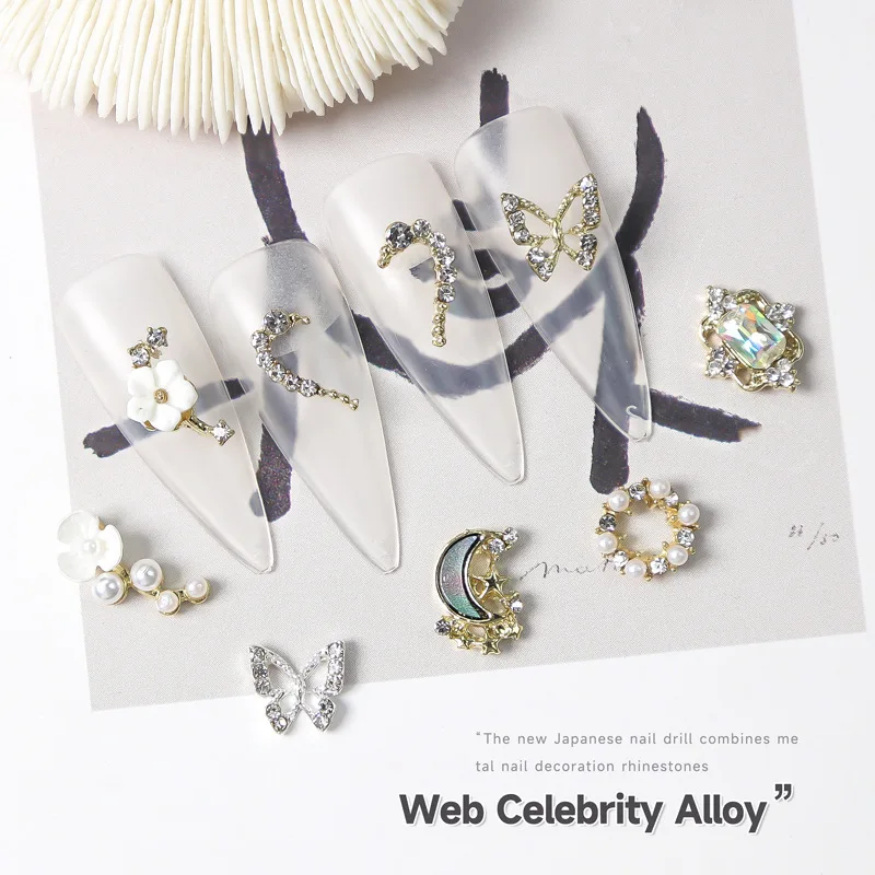New Nail Enhancements Love Alloy Jewelry Light Luxury 3D Gold and Silver Pearl Diamonds Nail DIY Accessories Sticking Diamonds
New Nail Enhancements Love Alloy Jewelry Light Luxury 3D Gold and Silver Pearl Diamonds Nail DIY Accessories Sticking Diamonds