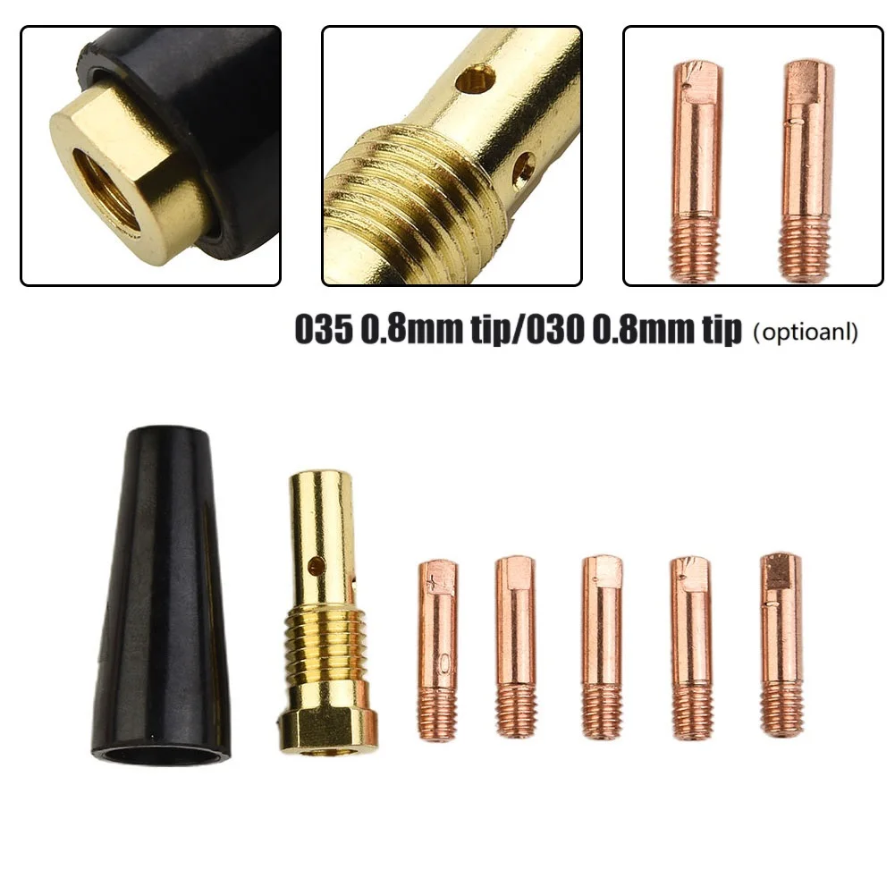 7pcs K3493-1 Brass Connecting Rod Protective Cover Copper Conductive Tips For Century FC90 Flux-Cored Wire Feed 030/035 0.8mm
7pcs K3493-1 Brass Connecting Rod Protective Cover Copper Conductive Tips For Century FC90 Flux-Cored Wire Feed 030/035 0.8mm