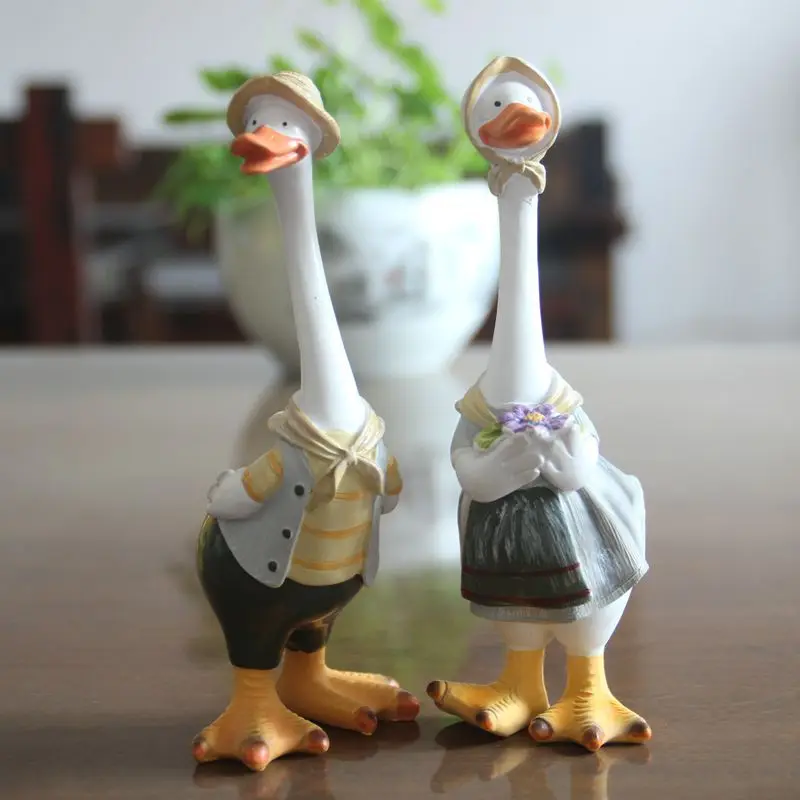 Creative Cartoon Simulation Duck Figurine Home Garden Courtyard Decorations Ornaments Resin Animal Painted Craft Decorations
Creative Cartoon Simulation Duck Figurine Home Garden Courtyard Decorations Ornaments Resin Animal Painted Craft Decorations