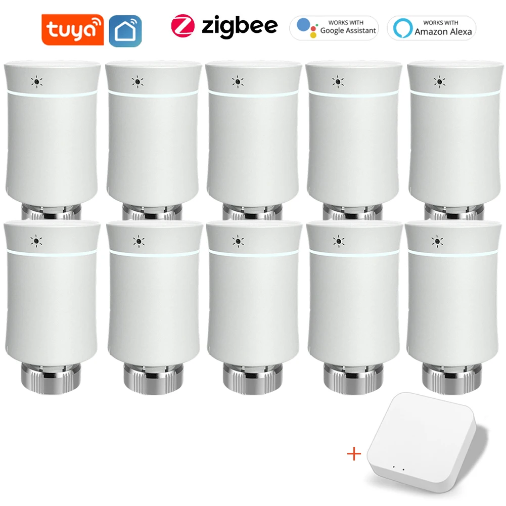 Термостатический клапан Tuya Zigbee TRV, умный контроллер температуры для дома, с дисплеем, постоянным радиатором и термостатом
Термостатический клапан Tuya Zigbee TRV, умный контроллер температуры для дома, с дисплеем, постоянным радиатором и термостатом