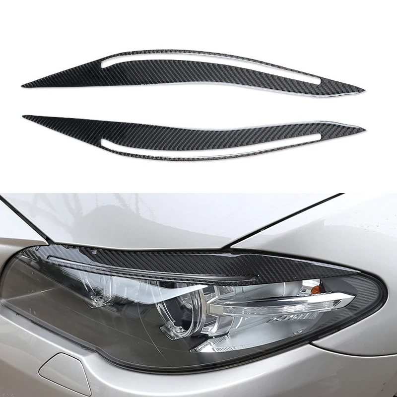 For BMW 5 Series F10 F18 520li 525 Car Headlight Eyebrow Eyelid Trim Eyebrows Eyelids Lids ABS Eyebrows 2011-2017 Carbon Fiber
For BMW 5 Series F10 F18 520li 525 Car Headlight Eyebrow Eyelid Trim Eyebrows Eyelids Lids ABS Eyebrows 2011-2017 Carbon Fiber