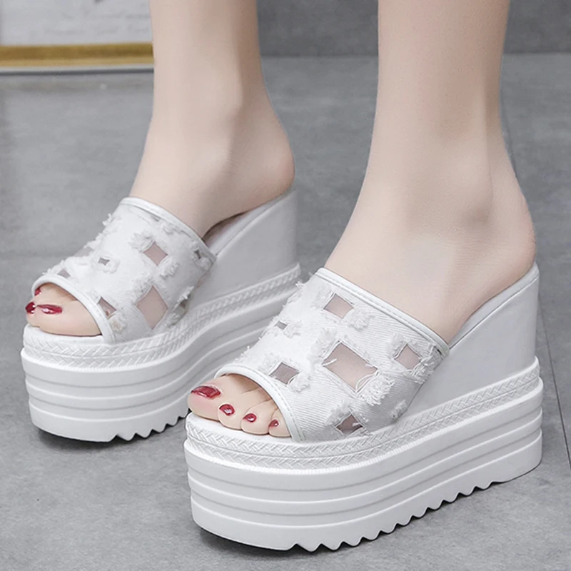 Lucyever 2022 Summer Chunky Platform Slippers for Women Mesh Hollow Out Wedges Sandals Woman Outdoor Peep Toe Slides Ladies
Lucyever 2022 Summer Chunky Platform Slippers for Women Mesh Hollow Out Wedges Sandals Woman Outdoor Peep Toe Slides Ladies
