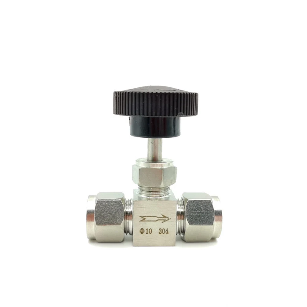 Ferrule Needle Valve Adjustable O.D 3/4/6/8/10/12mm Stainless Steel 304 6.4MPA Flow Control Instrument Valve For Oil Water Gas
Ferrule Needle Valve Adjustable O.D 3/4/6/8/10/12mm Stainless Steel 304 6.4MPA Flow Control Instrument Valve For Oil Water Gas