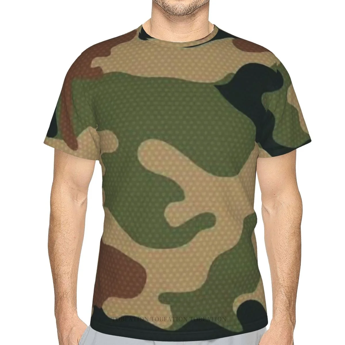 Camouflage Army Green Polyester 3D Print Men's T Shirt Outdoor Sports Quick-drying Clothes Casual Loose T-Shirt Street Tees
Camouflage Army Green Polyester 3D Print Men's T Shirt Outdoor Sports Quick-drying Clothes Casual Loose T-Shirt Street Tees