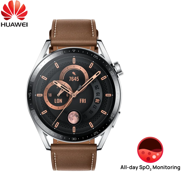 Huawei Watch GT 3 Smartwatch,Sapphire Watch Dial,SpO2 Tracker Smart watch,2 Week Battery Life,BT Phone Call,
Huawei Watch GT 3 Smartwatch,Sapphire Watch Dial,SpO2 Tracker Smart watch,2 Week Battery Life,BT Phone Call,