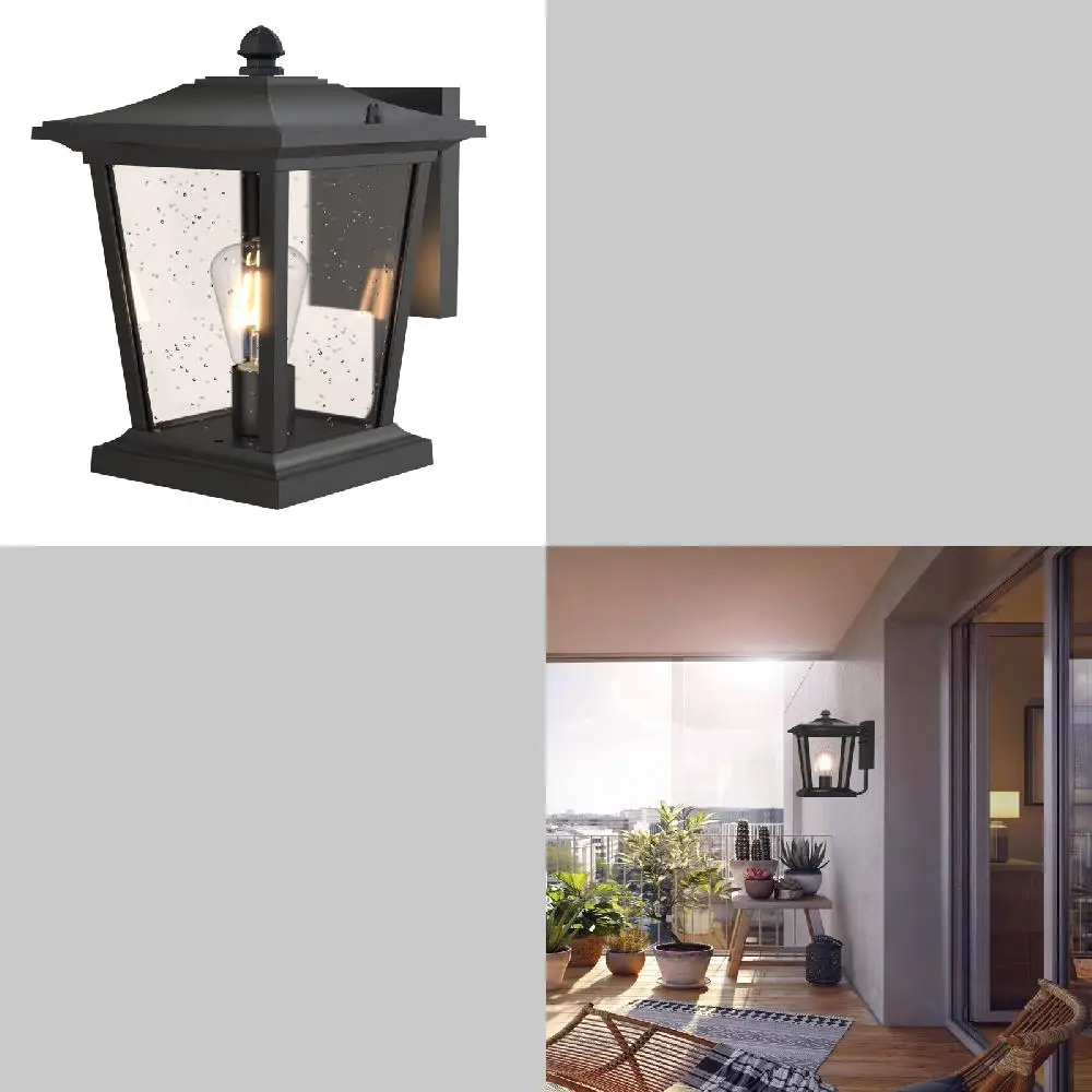 Fashionable Matte Black Seeded Glass Outdoor Wall Mount Lantern Light for Elegant Homes and Gardens.
Fashionable Matte Black Seeded Glass Outdoor Wall Mount Lantern Light for Elegant Homes and Gardens.