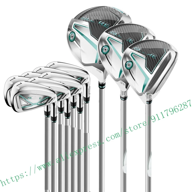 

Female Golf Clubs S MGliore Complete Set Golf Full Set Driver Fairway Woods Irons Putter Graphite Shaft and Bag