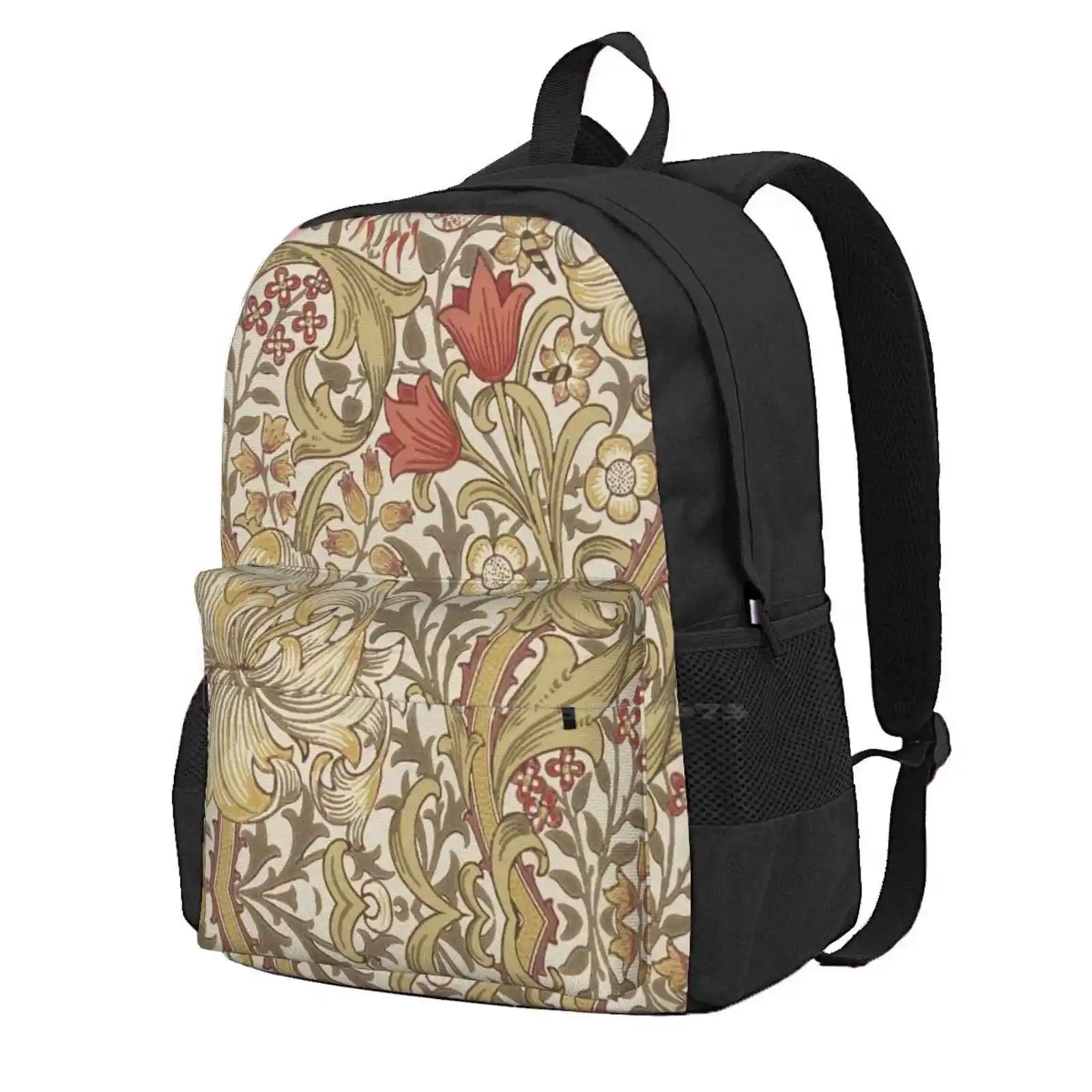 William Morris Golden Lily Biscuit Brick Vintage Pattern Fashion Travel Laptop School Backpack Bag Flowers Art Nouveau
William Morris Golden Lily Biscuit Brick Vintage Pattern Fashion Travel Laptop School Backpack Bag Flowers Art Nouveau