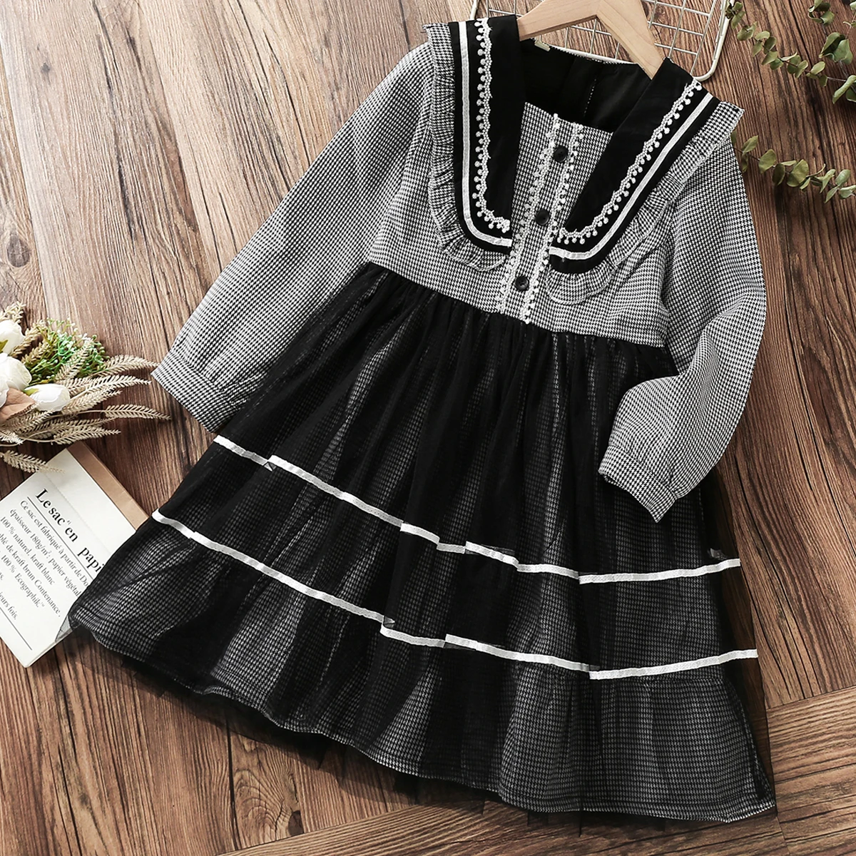 School Uniform Kids Dresses for Girls Clothes Teenagers Black Preppy Style Children Party Costumes Baby Vestidos 6 8 10 12 Years
School Uniform Kids Dresses for Girls Clothes Teenagers Black Preppy Style Children Party Costumes Baby Vestidos 6 8 10 12 Years