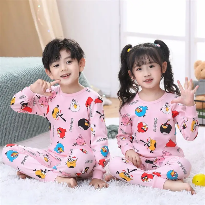 Angry Birds New Cool Cartoon Printed Cotton Soft Skin Friendly Breathable Pajamas Home Clothing Set for Children Boys and Girls
Angry Birds New Cool Cartoon Printed Cotton Soft Skin Friendly Breathable Pajamas Home Clothing Set for Children Boys and Girls