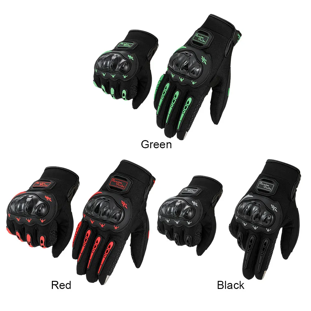

Мотоциклетные гоночные перчатки, дышащие защитные аксессуары для сенсорных экранов, для езды на мотоцикле и велосипеде