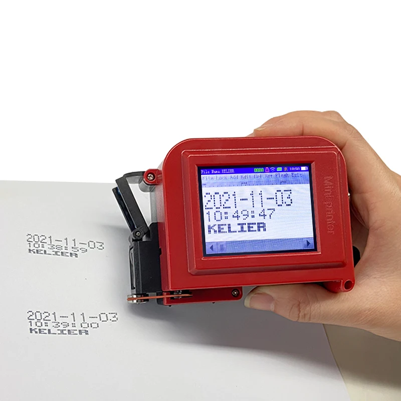 Kelier Mini Thermal Inkjet Printer Handheld Mini Printer To Print Production Date Food Bag Bottle Body
Kelier Mini Thermal Inkjet Printer Handheld Mini Printer To Print Production Date Food Bag Bottle Body
