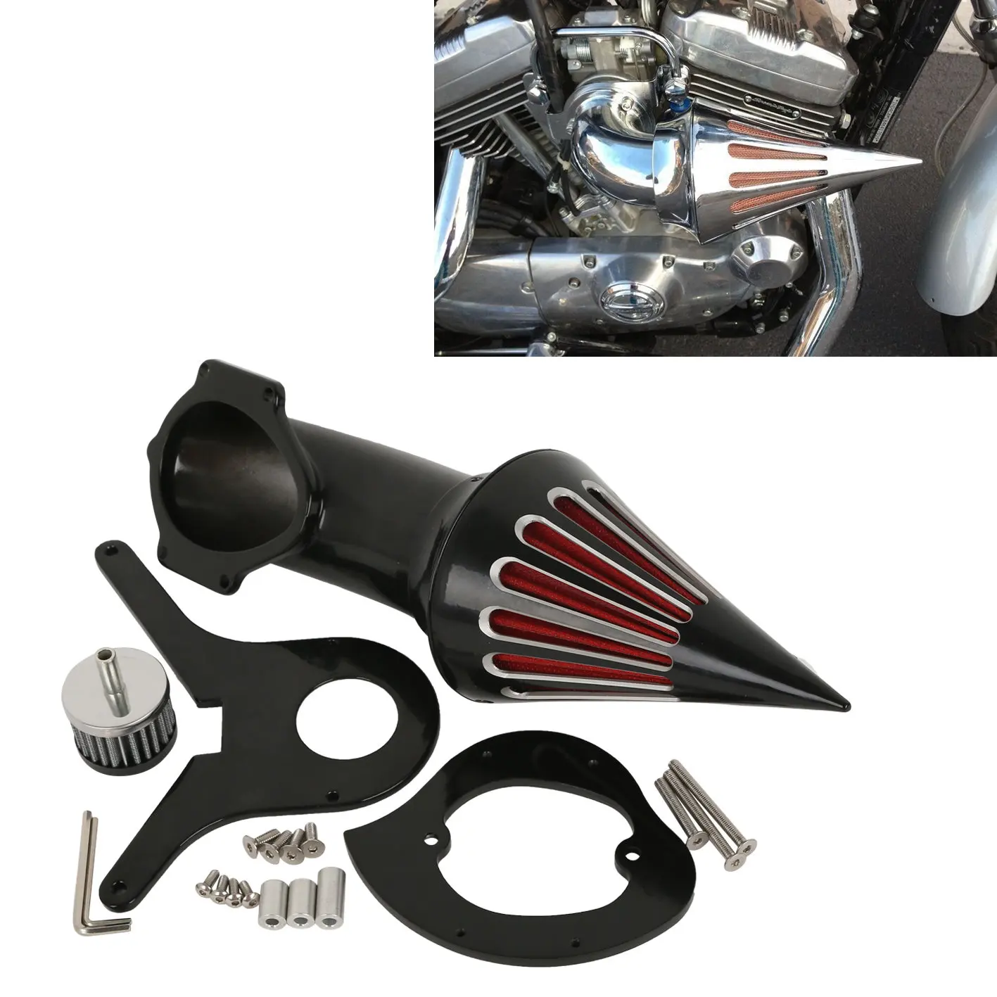 Конусный Воздухоочиститель для мотоцикла Honda Shadow Aero VT750 VT750C 2004-2009
Конусный Воздухоочиститель для мотоцикла Honda Shadow Aero VT750 VT750C 2004-2009