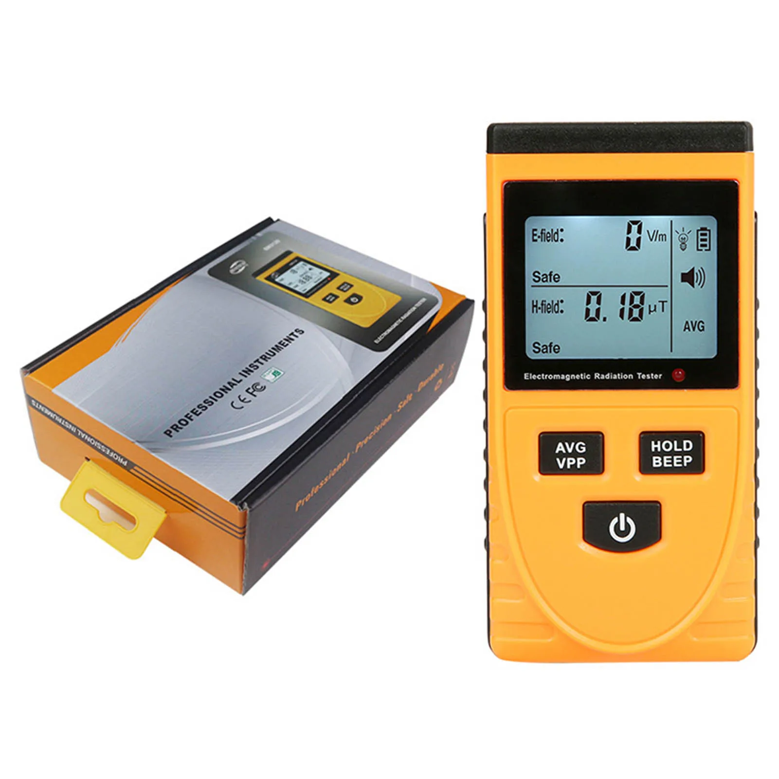 EMF Meter GM3120 Electromagnetic Radiation Detector Handheld Dosimeter Tester Tester for Electric Magnetic Field Emission
EMF Meter GM3120 Electromagnetic Radiation Detector Handheld Dosimeter Tester Tester for Electric Magnetic Field Emission