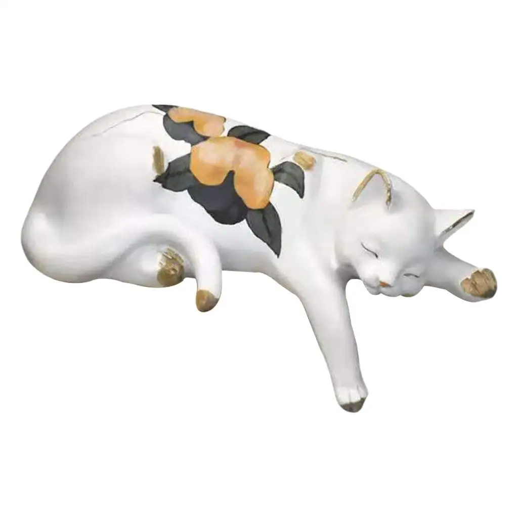 Статуэтка с милым котом из смолы, Художественная Скульптура для дома, гостиной, спальни, вечеринки, офисной полки, статуи для сада, двора 
Статуэтка с милым котом из смолы, Художественная Скульптура для дома, гостиной, спальни, вечеринки, офисной полки, статуи для сада, двора