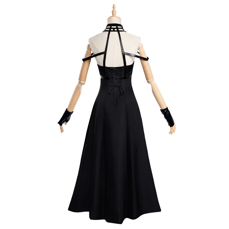 Костюм шпионской семьи Икс из аниме косплей костюм фальшивщика черное платье
