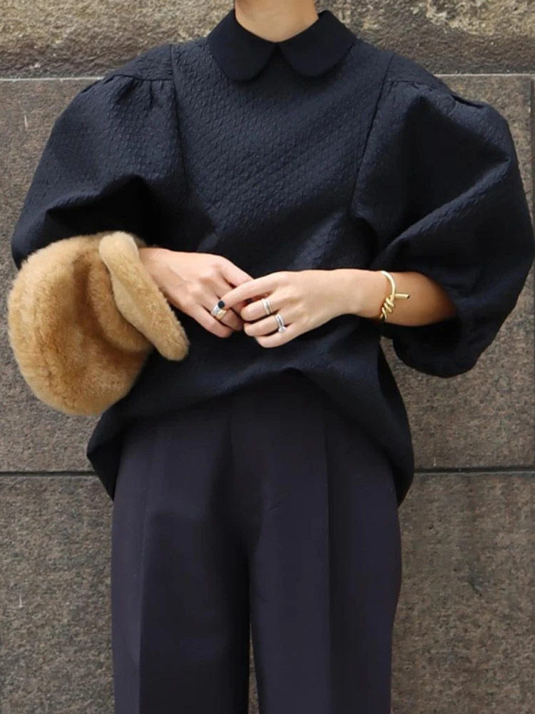 LY VAREY LIN 2022 Spring Summer Japan Style Mujer Fashion Blusas Tops Women Loose Blouse Turn Down Collar Puff Sleeve Shirts
LY VAREY LIN 2022 Spring Summer Japan Style Mujer Fashion Blusas Tops Women Loose Blouse Turn Down Collar Puff Sleeve Shirts