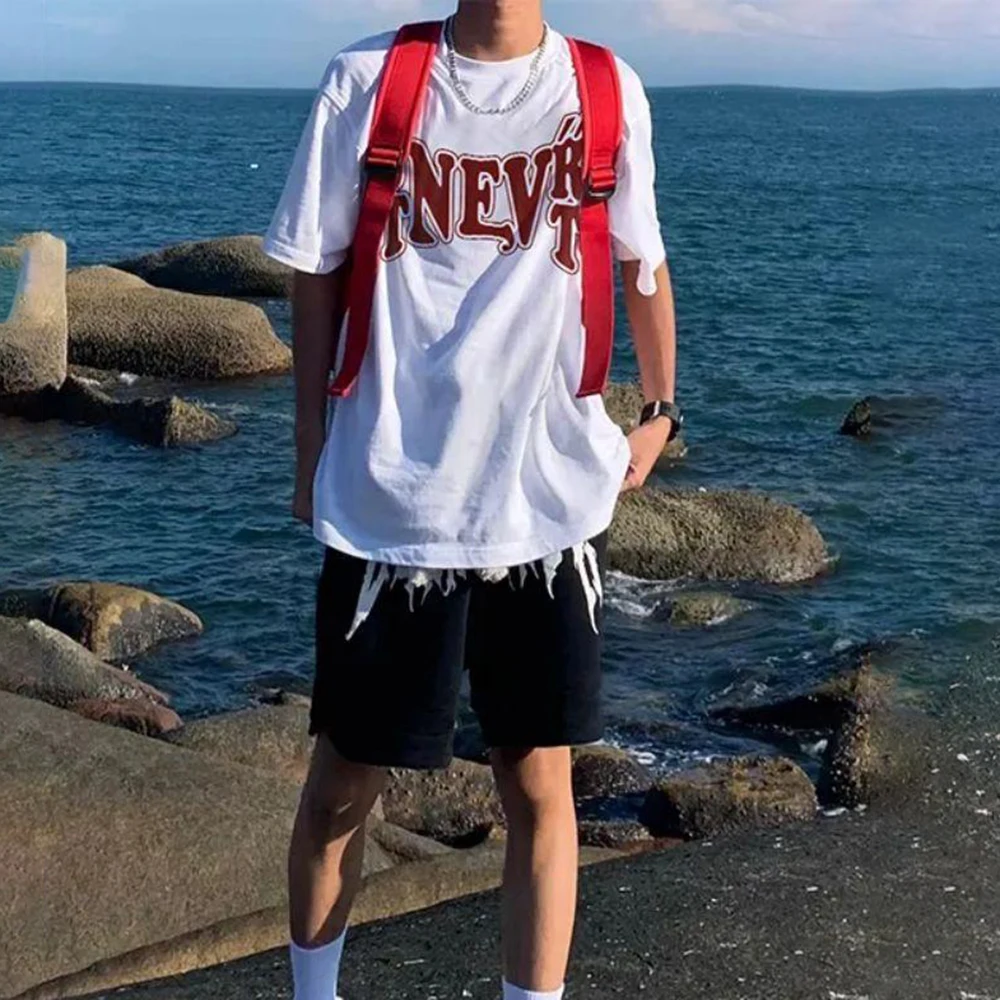 Men's 2023 Summer New Harajuku Cotton Letter Foam Printed TShirt Oversized Casual Tee Female Loose Short Sleeve O-neck Tops Goth
Men's 2023 Summer New Harajuku Cotton Letter Foam Printed TShirt Oversized Casual Tee Female Loose Short Sleeve O-neck Tops Goth