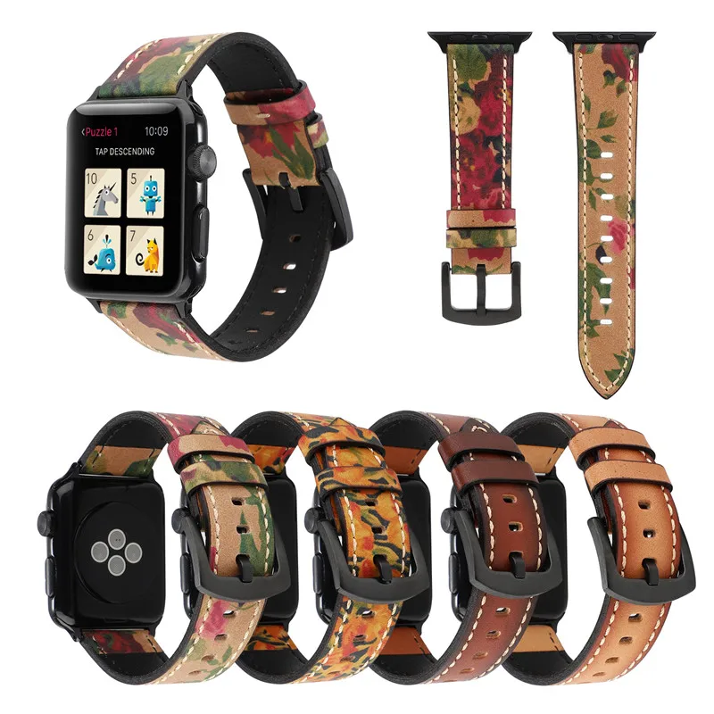 Vintage Genuine Leather Strap for Apple Watch Series 8 7 SE 6 5 4 3 2 1 Fashion Design Wrist Band for iWatch 40mm 44mm 41mm 45mm
Vintage Genuine Leather Strap for Apple Watch Series 8 7 SE 6 5 4 3 2 1 Fashion Design Wrist Band for iWatch 40mm 44mm 41mm 45mm