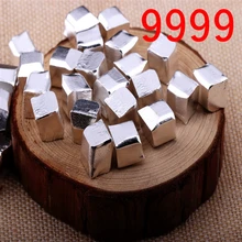 1pcs Pure Silver Raw Material Silver Scrap Ramdon Cut At Least Order 10g for accessories