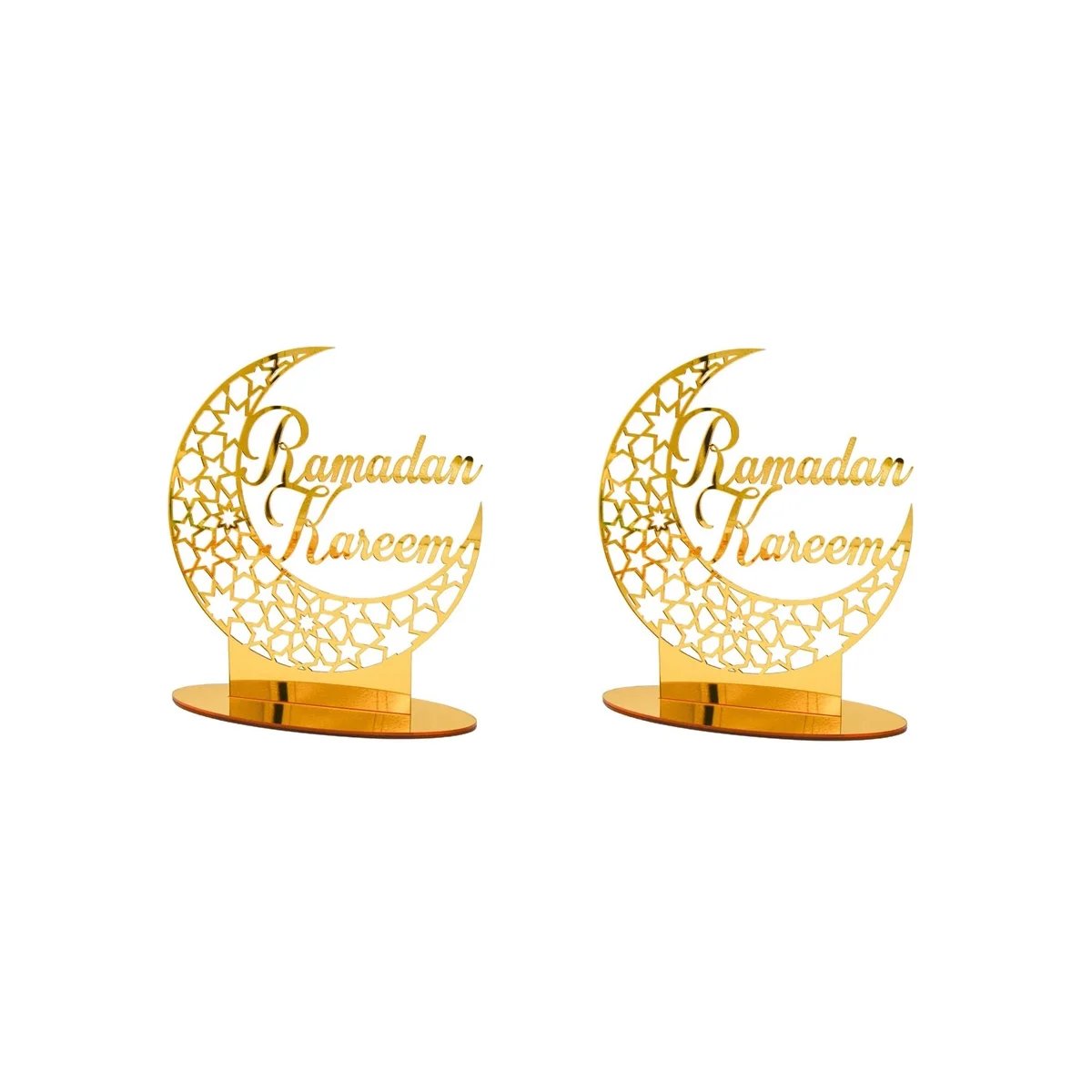 2pcs Acrylic Eid Mubarak Table Decoration, Ramadan Moon Night Light, Ramadan Mubarak Decoration, Moon Star Ramadan
2pcs Acrylic Eid Mubarak Table Decoration, Ramadan Moon Night Light, Ramadan Mubarak Decoration, Moon Star Ramadan