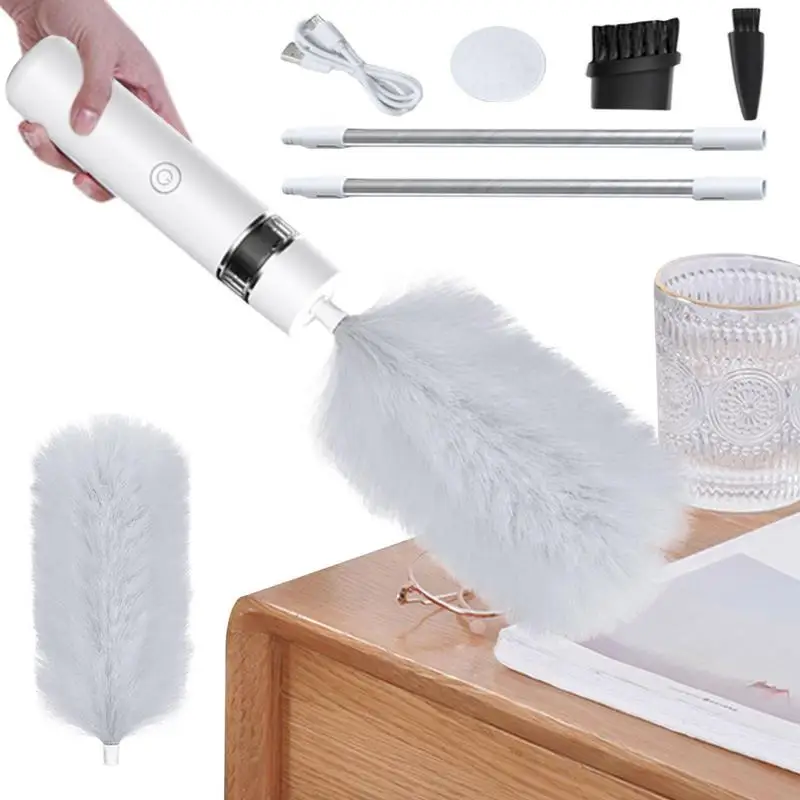 Многоразовый электростатический Пыльник Spin Duster, автоматические аксессуары для очистки перьев 360, щетка для пыли, поворотный пылесборник
Многоразовый электростатический Пыльник Spin Duster, автоматические аксессуары для очистки перьев 360, щетка для пыли, поворотный пылесборник