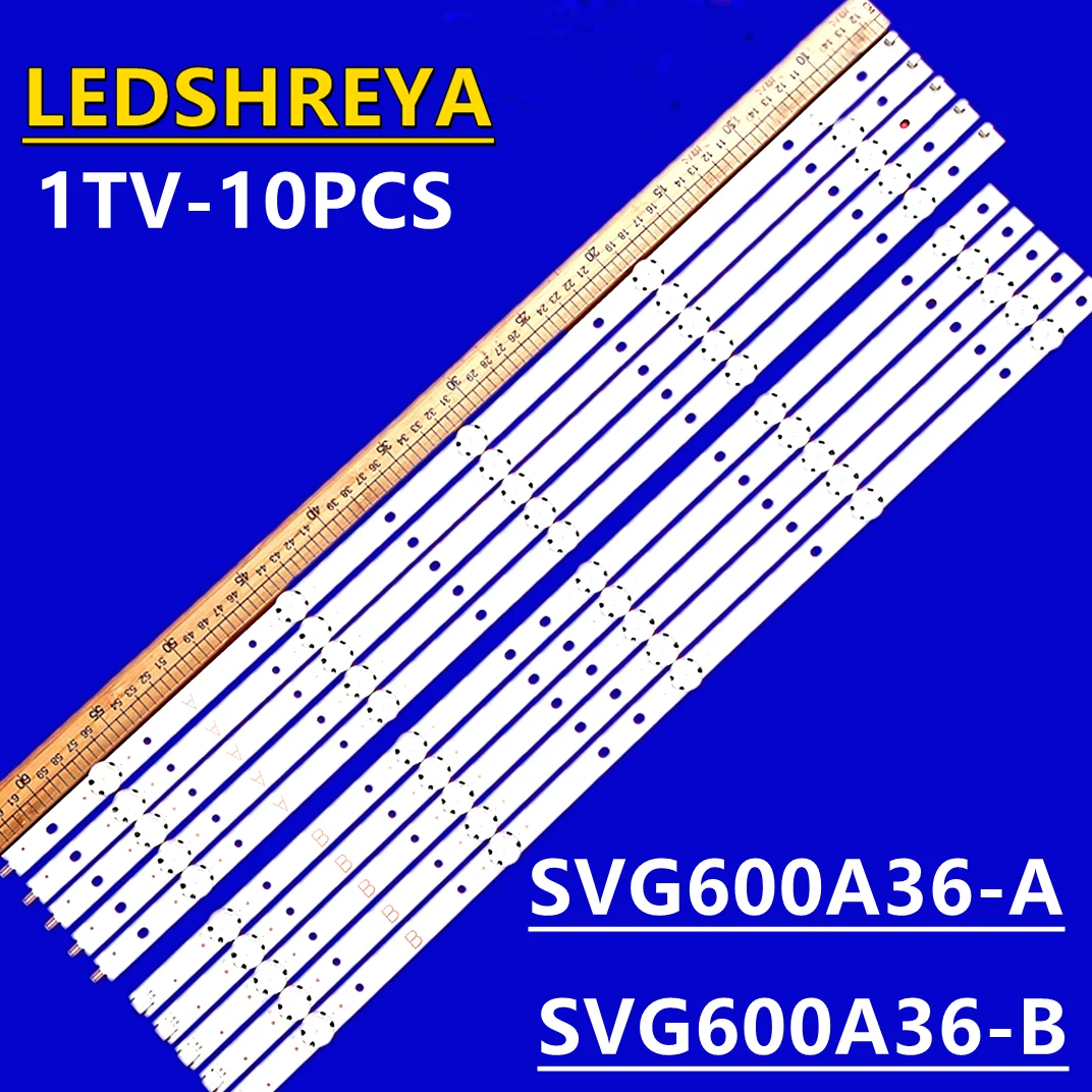 5set-50pcs LED Backlight strip for 17Y 60UHD A B SVG600A36-A SVG600A36-B 60 TV V KD-60X690E S600DUC-1 A8387828A
5set-50pcs LED Backlight strip for 17Y 60UHD A B SVG600A36-A SVG600A36-B 60 TV V KD-60X690E S600DUC-1 A8387828A