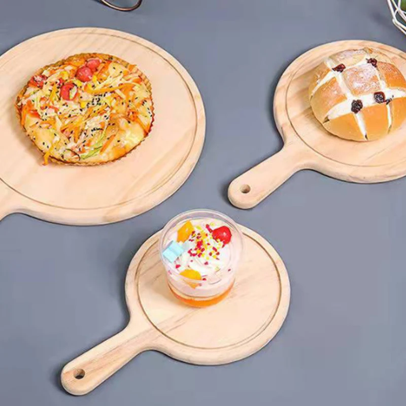 Pine Round Pizza Tray 10 Inch 11 Inch 12 Inch Wooden with Handle Fruit Bread Cutting Board Baking Pan Kitchen Baking Tools
Pine Round Pizza Tray 10 Inch 11 Inch 12 Inch Wooden with Handle Fruit Bread Cutting Board Baking Pan Kitchen Baking Tools
