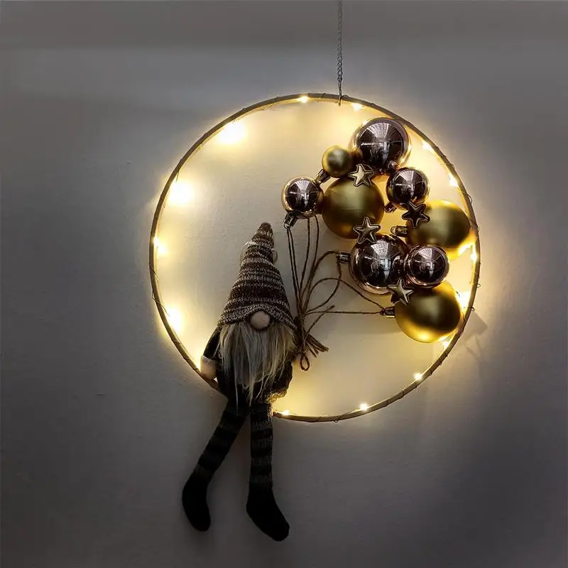 DIY Christmas Gnomes Wall Hanging Ornaments Multifunctional Cute Faceless Gnomes String Lamp For Christmas Home DecorAccessories
DIY Christmas Gnomes Wall Hanging Ornaments Multifunctional Cute Faceless Gnomes String Lamp For Christmas Home DecorAccessories