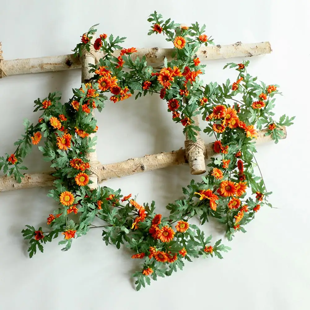Useful Simulation Flower Vine Easy Care Artificial Rattan Realistic Artificial Plant Fake Chrysanthemum Vine Decorative
Useful Simulation Flower Vine Easy Care Artificial Rattan Realistic Artificial Plant Fake Chrysanthemum Vine Decorative