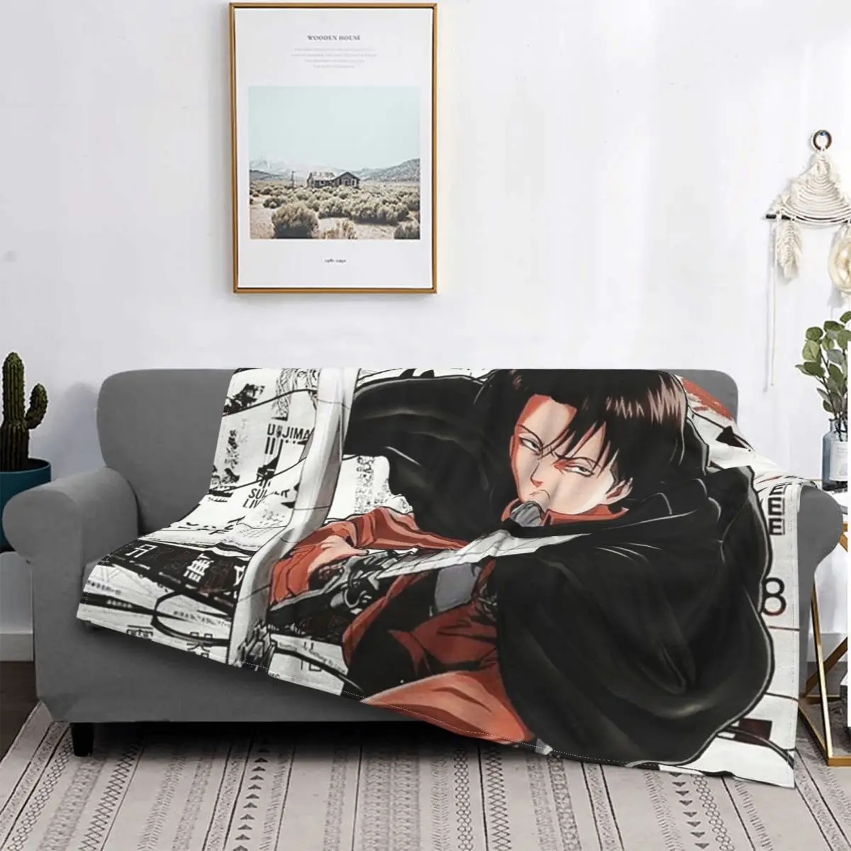 Rivaille Blanket Fleece anime manga atteck on titan Portable Ultra-Soft Throw Blankets for Bedding Travel Bedding Throws
Rivaille Blanket Fleece anime manga atteck on titan Portable Ultra-Soft Throw Blankets for Bedding Travel Bedding Throws