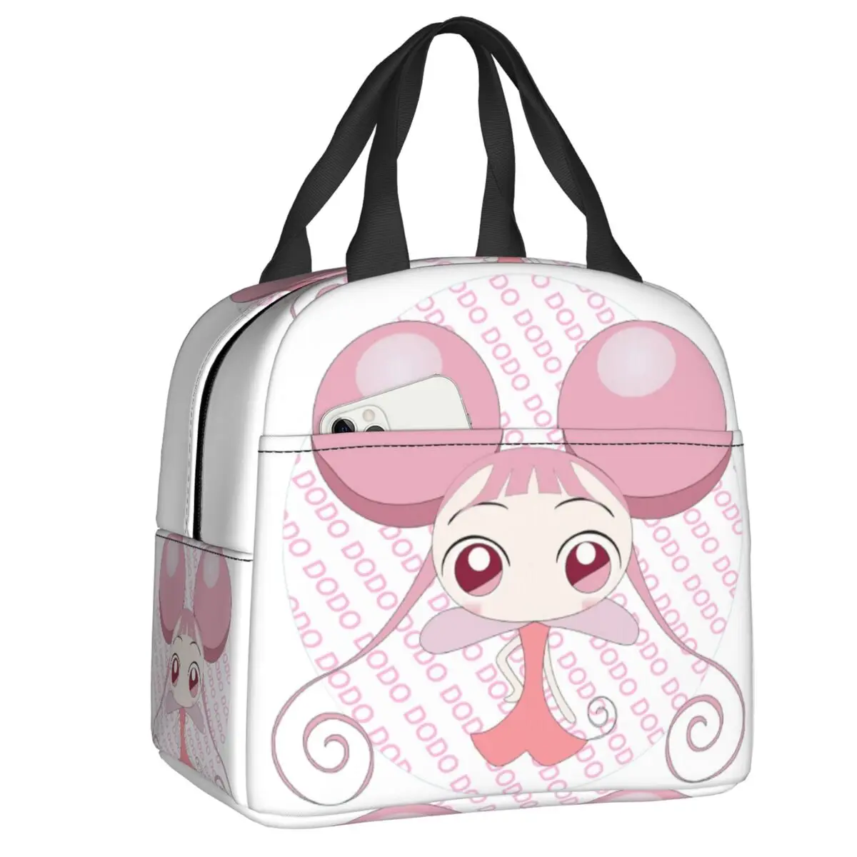 Волшебные теплоизолированные сумки для обеда Doremi Dodo, Женская волшебная девушка Ojamajo Doremi, Портативная сумка для обеда, школьная фотосумка
Волшебные теплоизолированные сумки для обеда Doremi Dodo, Женская волшебная девушка Ojamajo Doremi, Портативная сумка для обеда, школьная фотосумка